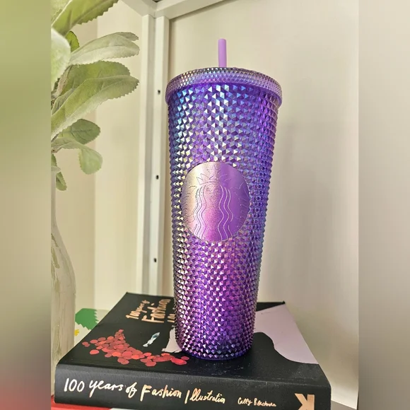 Starbucks Purple Oil Slick Studded Tumbler 2022 - Picture 1 of 3